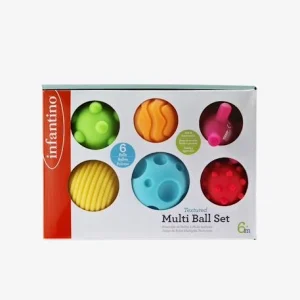 6 Balles Souples Sensorielles INFANTINO Multicolore – Infantino 7