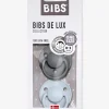 Lot De 2 Sucettes-tétines BIBS De Lux En Silicone Gris Fer + Bleu Layette – Bibs 7