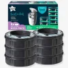 Lot De 6 Recharges Pour Poubelles à Couches Tec Et Twist & Click TOMMEE TIPPEE Sangenic En Plastique Recyclé Gris – Tommee Tippee 20